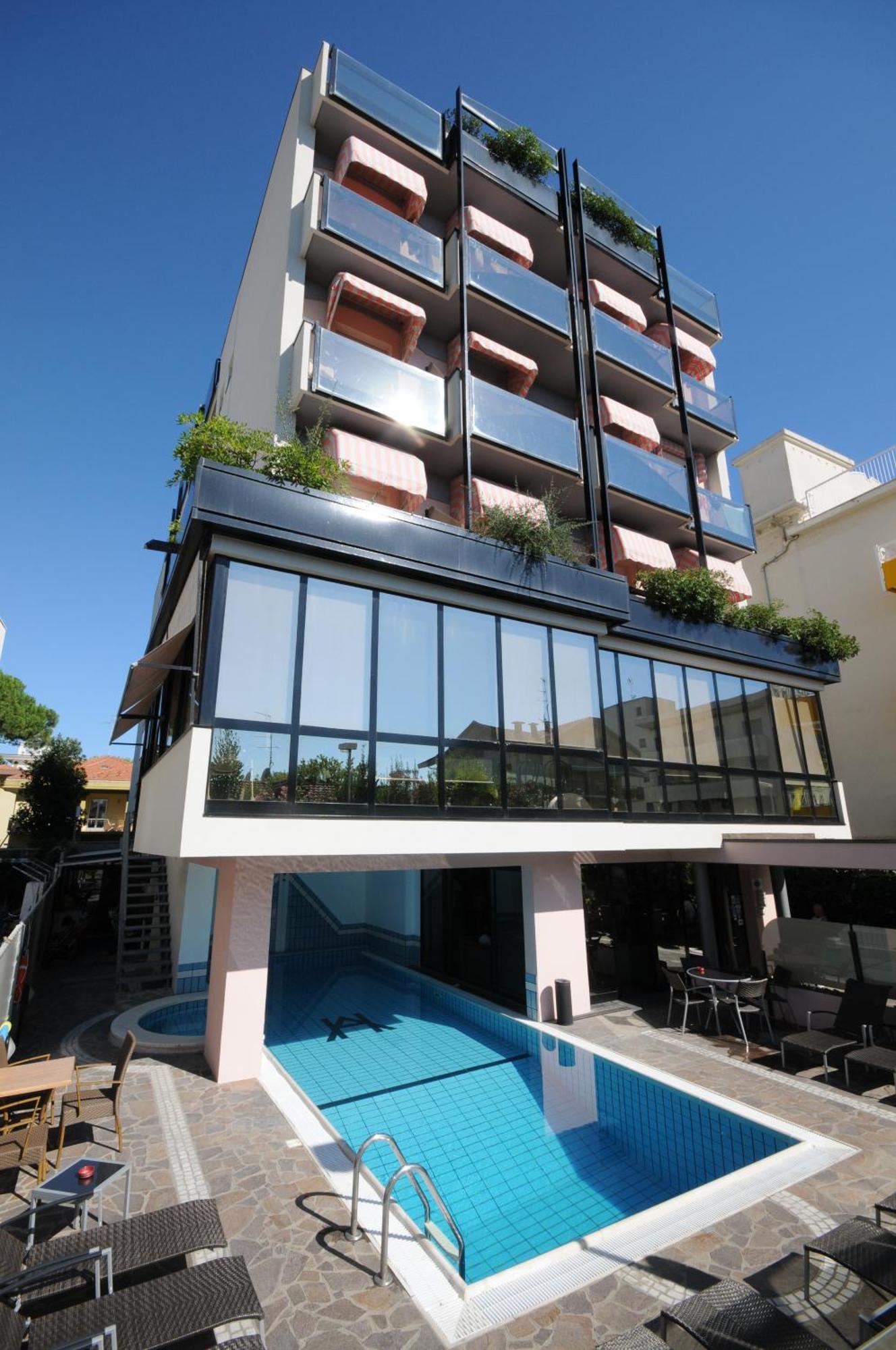 Hotel Ambassador Riccione Esterno foto